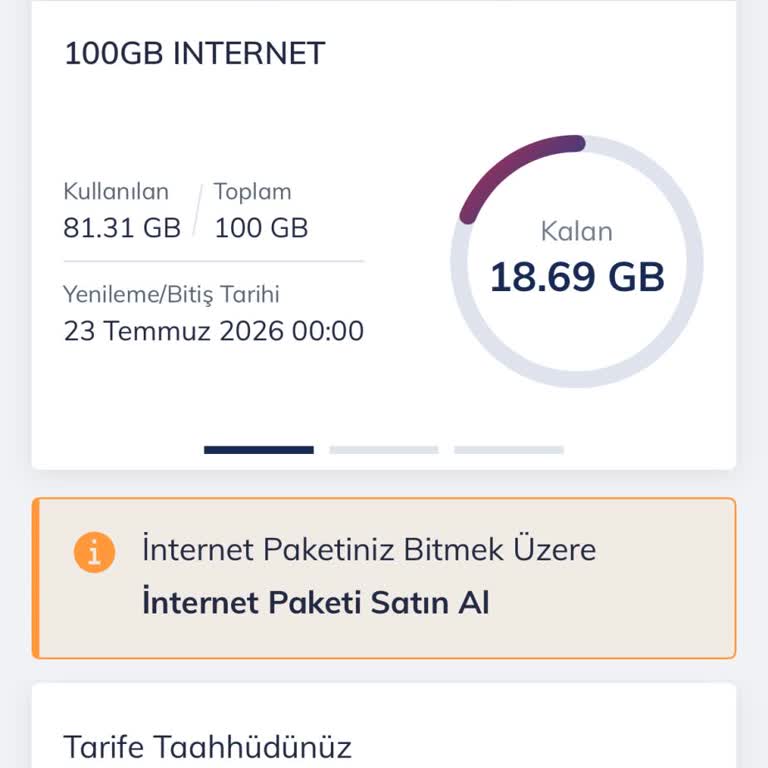 Prime 100 GB Tarifiyle Veri Hızla Tükeniyor, Açıklama Talebi
