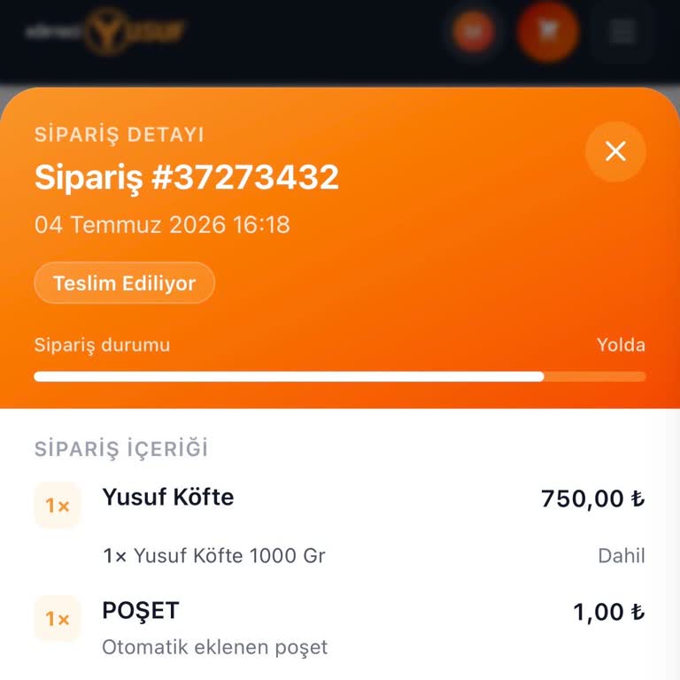 Köfte Tesliminde Gecikme, Soğuk Çiğ Ürün Ve Uzun Müşteri Hizmeti Bekleme