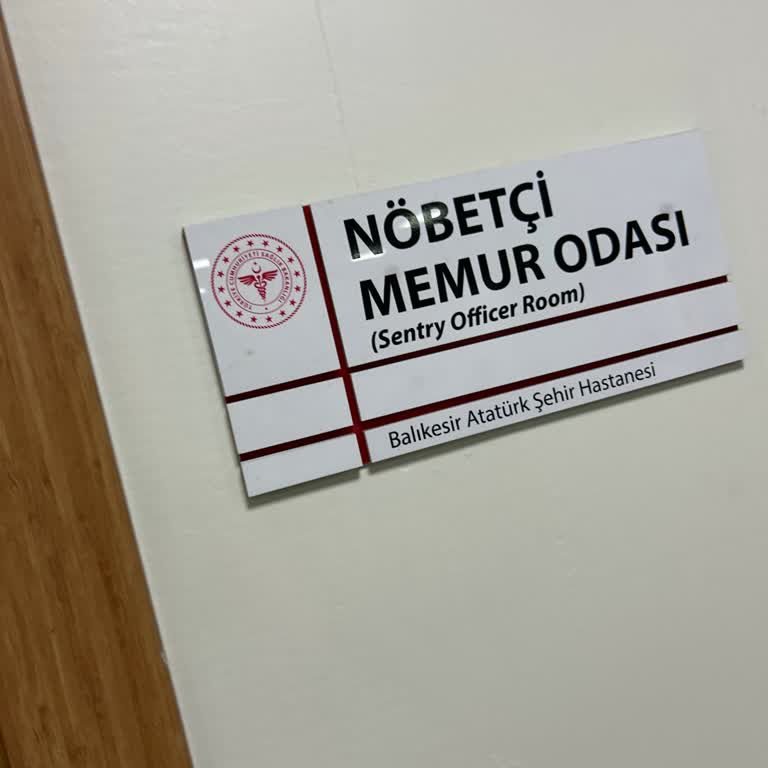 Nöbetçi Memurun Nöbeti Tutmaması Hamile Yakınına Hizmet Sağlanamıyor