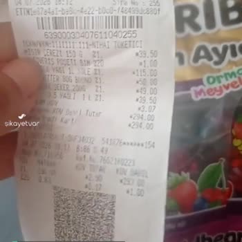 Haribo Orman Meyveli Şikayeti
