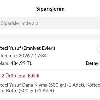Kuponlu İlk Siparişim Kötüye Kullanım Olarak İşaretlenip Bildirimsiz İptal Edildi