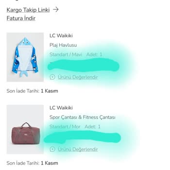 Yarın Teslimat Seçimiyle Aldığım Siparişte Çocuk Üst Mayosu Eksik Çıktı