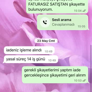 İade Sürecindeki Uzun Bekleyiş Ve Ücret İadesi Yapılmaması