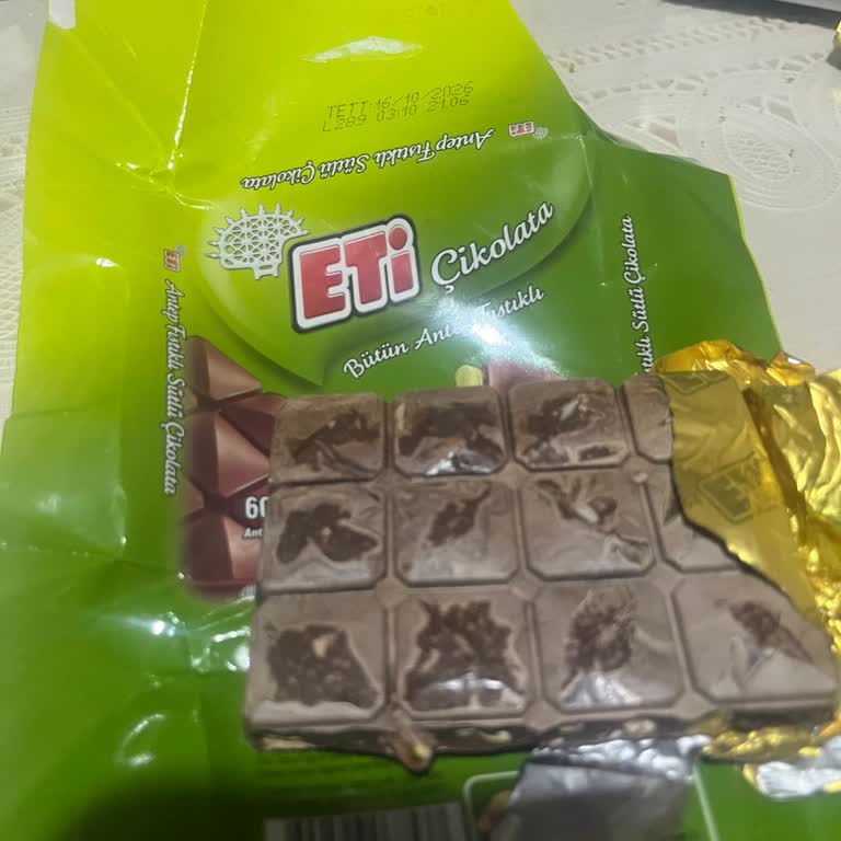 Eti Bütün Antep Fıstıklı Çikolatalarda Renk Ve Tat Sorunu, Gıda Güvenliği Endişesi
