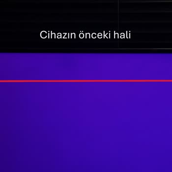 Bilkom Bartek Elektronik Servisinin Hatalı Onarımı Sonrası TV Paneli Kirlenmiş, Yeni Cihaz Talebi