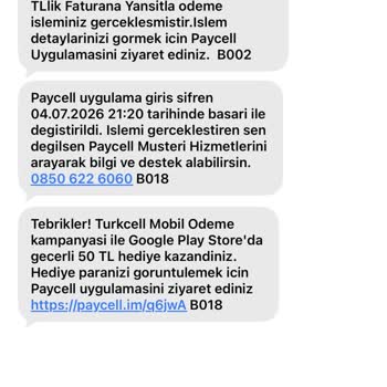 Paycell Onay Vermediğim Tutar Haksız Şekilde Tarafımdan Tahsil Edilmiştir