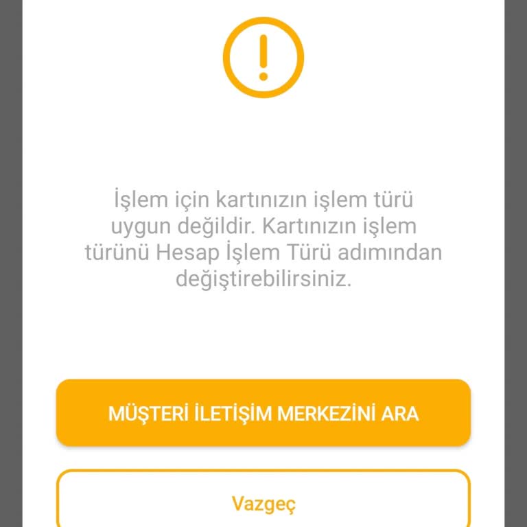 VakıfBank HGS Yükleme İşleminde Kart Türü Uygun Değil Hatası Ve Çözüm Talebi