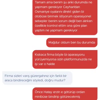 Yanlış Güzergah Bilgisi Nedeniyle Mağduriyet Ve İade Talebi