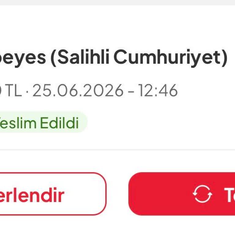 Teslim Edildiği Bildirilen Siparişi Alamadım Ve 400 TL İade Talebi