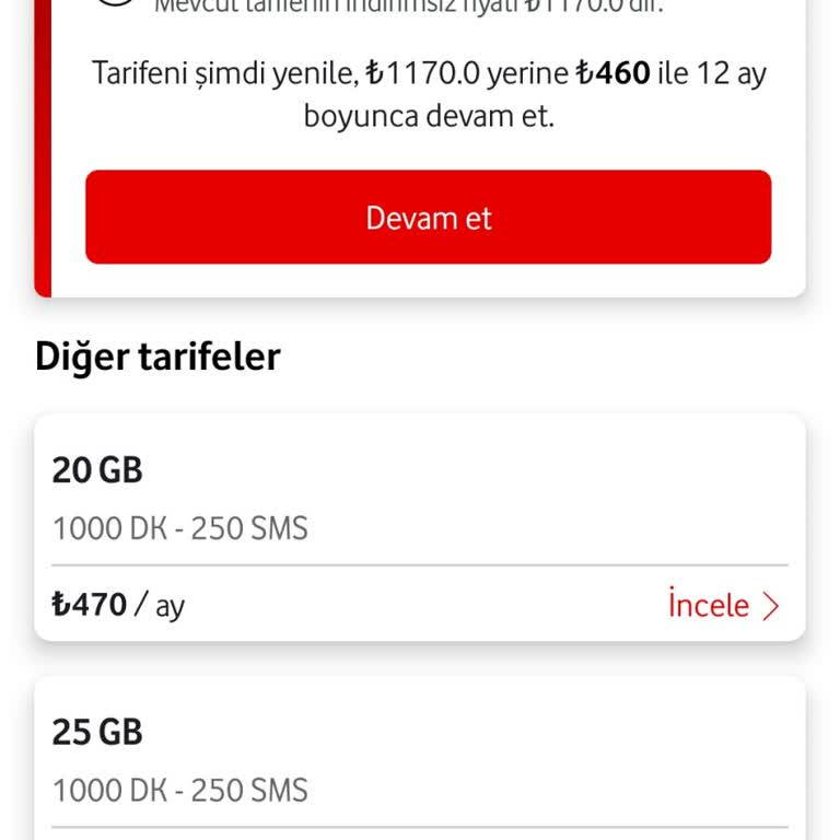Vodafone Fahiş Fiyat Artışı %84 Üstünde: Sadık Müşteriye Adaletsiz Teklif