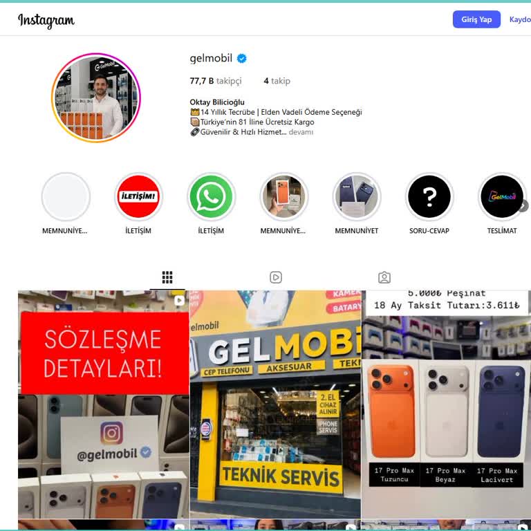 @gelmobil 5.000 TL Peşin Ödeme Sonrası Telefon Alınmadı