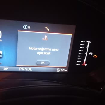 Motor Soğutma Sıvısı Aşırı Sıcak Uyarısı Nedeniyle Tekrarlayan Arıza Ve Güvenlik Riski