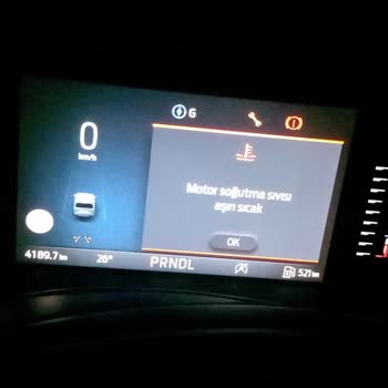Motor Soğutma Sıvısı Aşırı Sıcak Uyarısı Nedeniyle Tekrarlayan Arıza Ve Güvenlik Riski