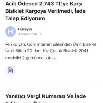 Minikdiyari.com Orijinal Olmayan Manyetik Blok Seti Ve Şüpheli IBAN Ödemesi