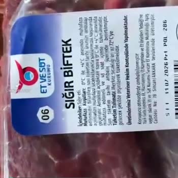 Et Ve Süt Kurumu Bozuk Et Satışı!