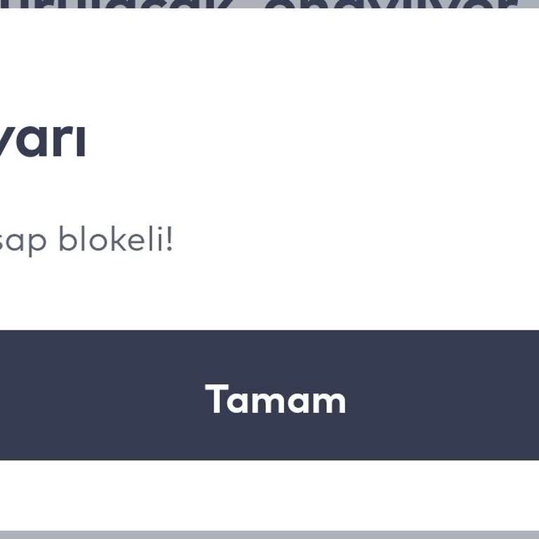 İstanbulkart Hesabımda 32.500 TL Blokajı Kaldırılmıyor