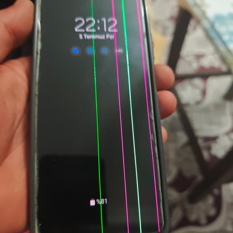 Samsung Galaxy S20 Ultra’da Ekranda Pembe Ve Yeşil Çizgiler Belirdi