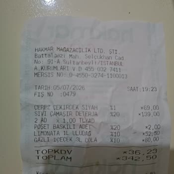 Hakmar Express W! İzz Tuzlu Çekirdekte Sümüklü Böcek Bulunması Hijyen Şüphesi