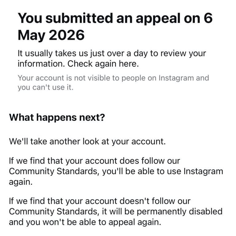 Instagram Suspended Account Recovery
