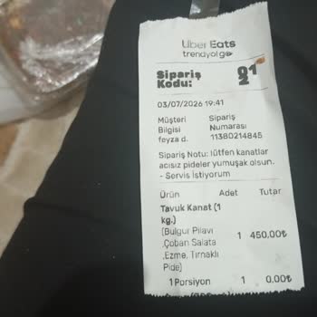 Trendyol Yemek Kervan Kebap Ve Pide Çeşitleri Yanlış Ve Kalitesiz Sipariş, İade Talebim Reddedildi
