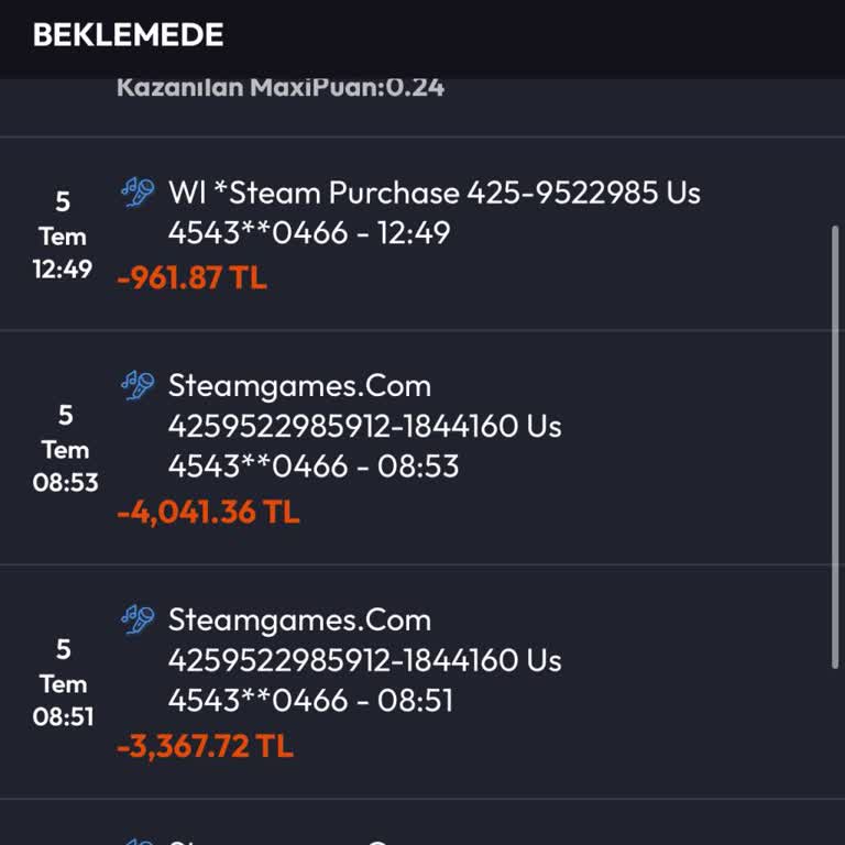 Steam Hesabım Yetkisiz İşlem Yapıldı, 10 Bin Tl İadesi Talebi