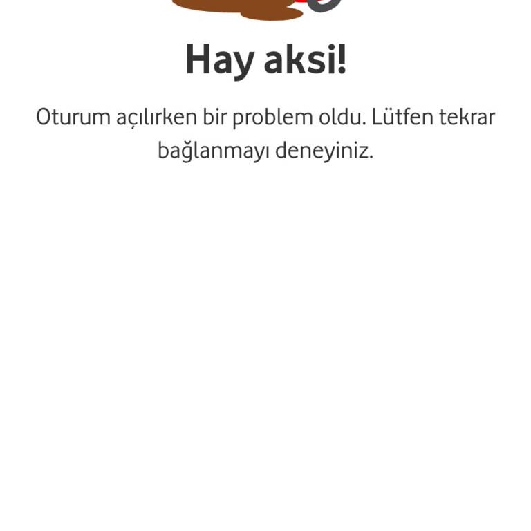 Vodafone Yanımda Hediye Çarkı 'Hay Aksi' Hatası Çözülmedi