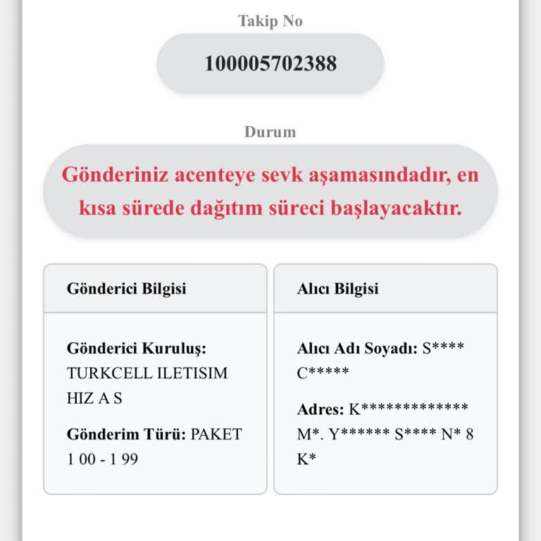 Kuryenet Kargo Tesliminde Gecikme Ve Bilgi Eksikliği