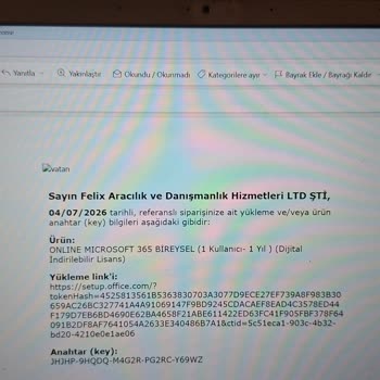Microsoft Lisansının Hatalı Bilgilendirme Başkasının Hesabına Aktifleştirilmesi Ve İade Talebi