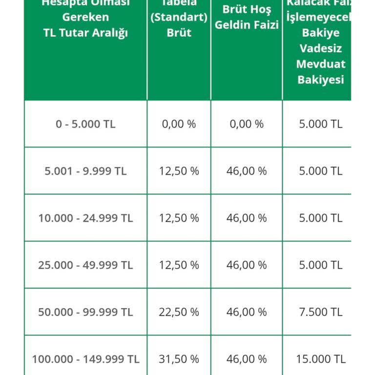 Marifetli Hesapta 300.000 TL Üzeri %37 Faiz Vaadi %32 Olarak Gerçekleşmedi