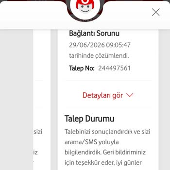 Vodafone Net İnternet Kesintisi Ve Destek Sağlanmaması Nedeniyle Abonelik Feshi Talebi
