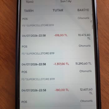 Supercell Store Ve Brawl Stars'tan İzinsiz Çekilen Paraların İadesi Ve Hesap Güvenliği Talebi
