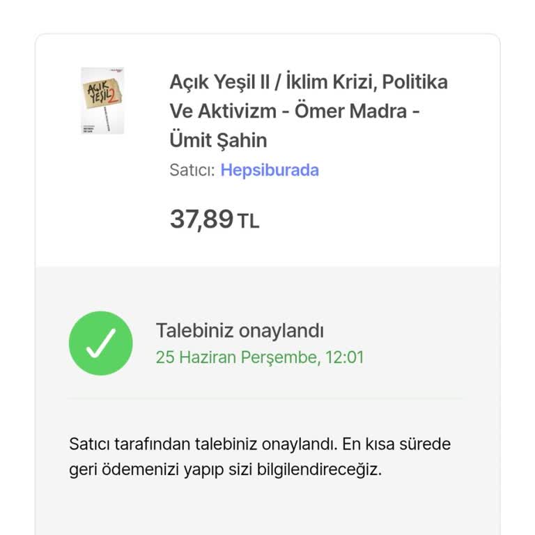 Hepsipay İadem 15 Gün Sonra Hesaba Yansımadı, Talep Yanlış Kapatıldı