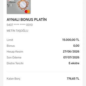 Garanti BBVA Kredi Kartı Ödemelerinin ATM'den Yansımaması Ve Eksi Limit Sorunu