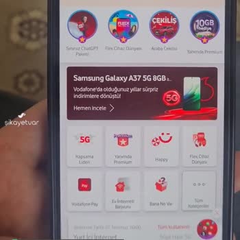 Vodafone Faturasıza Geçiş Problemi