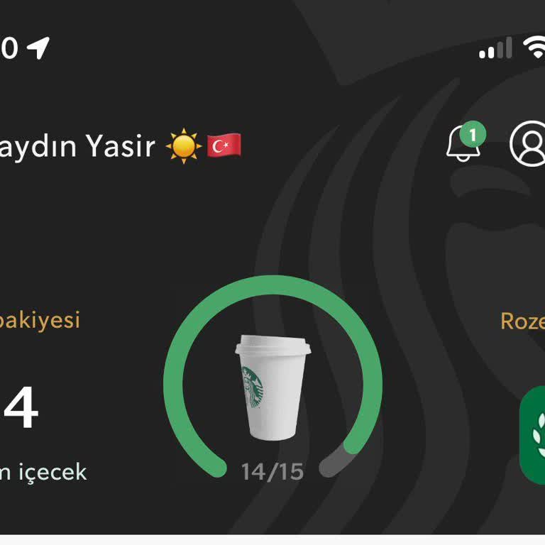 Starbucks Uygulamasında Yıldız Puanları Hiç Artmıyor
