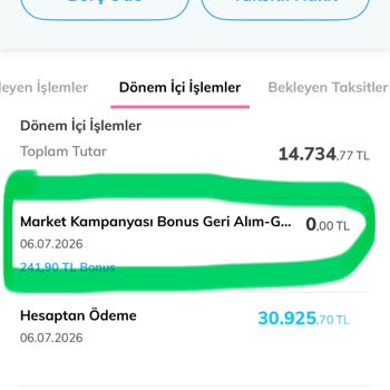 Geri Alınan Bonusun İadesi Ve Açıklama Talebi