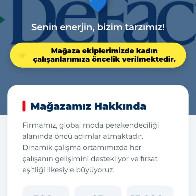 DeFacto Marka Adının Kullanıldığı Sahte İş İlanı Ve Yetkisiz Banka Hesap Açılması