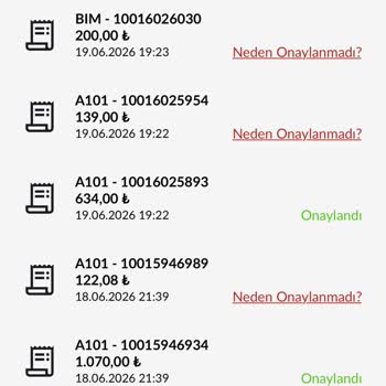Hayat Pay Uygulamasında Fiş Yükleme Limitleri Nedeniyle Puan Kaybı