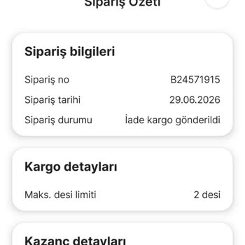 İade Paketi Çöp, Kargo Tutanak Veremiyor, Ürün Ve Paradan Mağdur Oldum