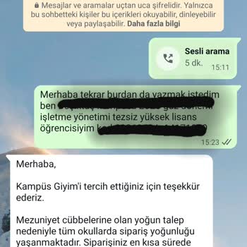 Kampüs Store’da Şal Eksik, Söz Tutulmayan Hizmet