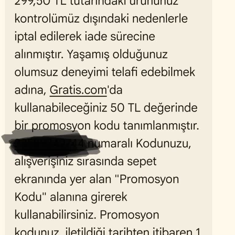 İndirimli Ürün Tek Taraflı İptal Edildi Ve Yetersiz Kupon Teklifi