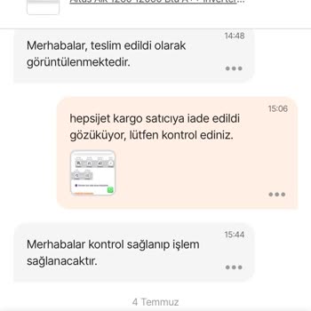 Teslim Edilmemiş Klima Ve Yanıltıcı Sistem Kaydı