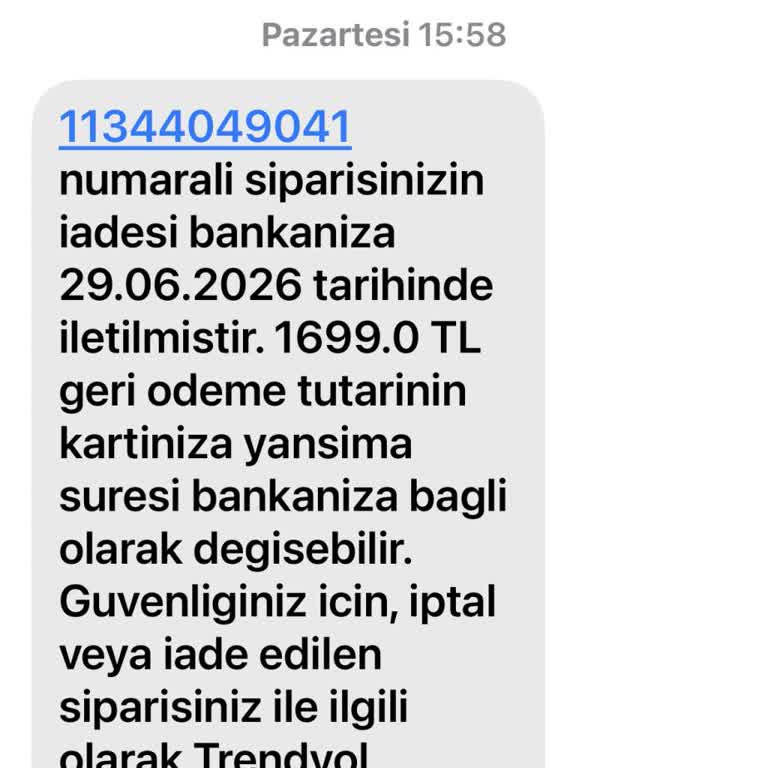 Trendyol 1.699 TL İadesi Gecikiyor Ve Müşteri Hizmetine Ulaşılamıyor