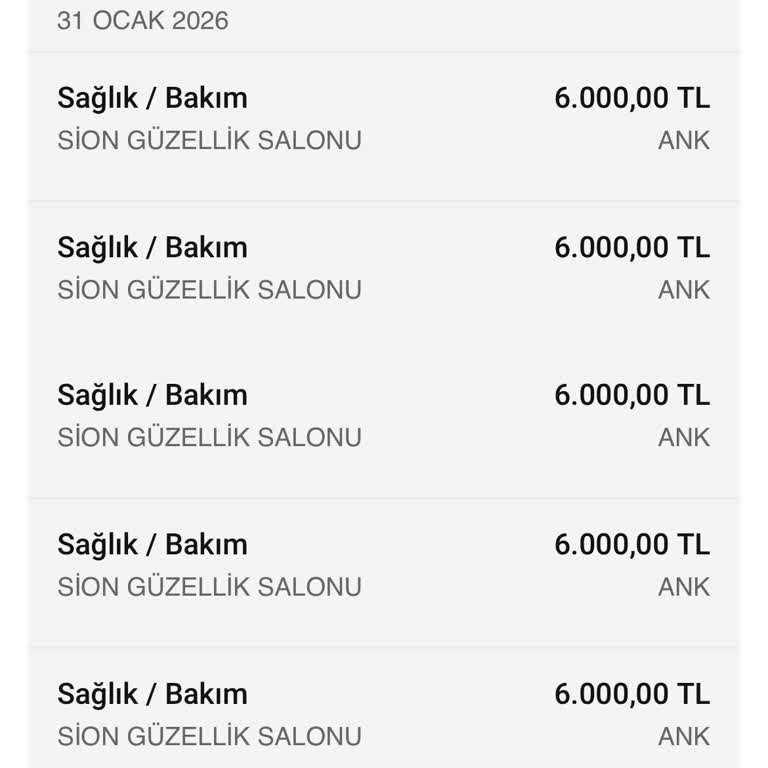 Sion Vip Güzellik & Bakım Taksitlendirme Hiçbir Şekilde Gerçekleşmedi