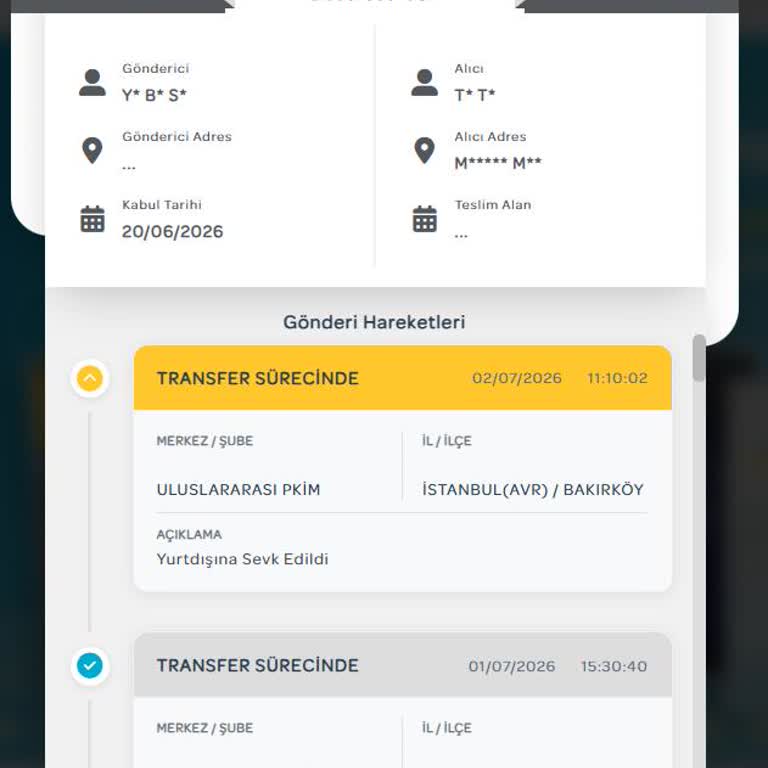 PTT Kargo Gümrük Ambar Şubesinde İletişimsizlik Ve Teslimat Gecikmesi