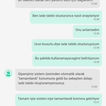 Kusurlu Sticker Ve Anlaşılmaz Otomatik Onay Reddi