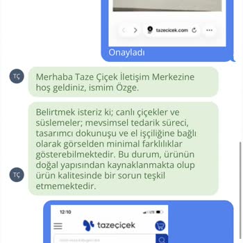 Canlı Ve Renkli Çiçek Siparişimde Solmuş Tek Renk Ürün Geldi