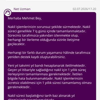 Fiber Nakil İşleminin Gecikmesi Ve Hizmet Kesintisi