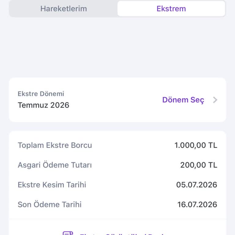 Açılan Kartta 250 TL İndirim Uygulanmadı Ve 1000 TL Yıllık Aidat Kesildi