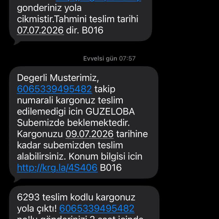 Teslim Edilmedi, Kapıya Not Bırakıldığı Yanlış Kayıt İddiası